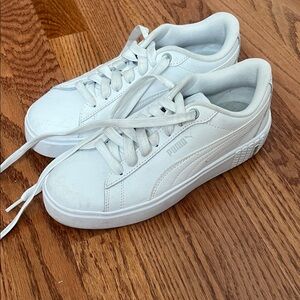 Puma white sneakers